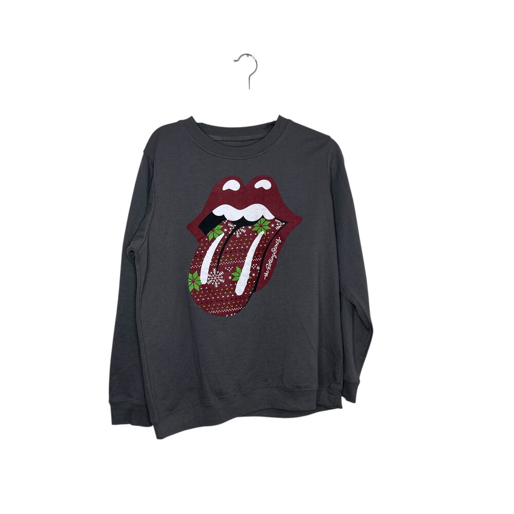 The Rolling Stones Lip Christmas Graphic Sweater Size XL